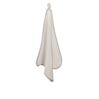 Prosopel pentru copii Qmini Beige, 40x40cm, tricot termo-terry din bambus - 4