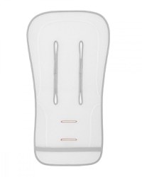 Protectie anti-transpiratie KikkaBoo Hedge-hugs, Model universal pentru carucior,husa din bumbac moale si spate din plasa 3D respirabila, Orificii pentru centura de siguranta,Dimensiune 81x42 cm - 1