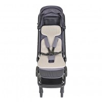 Protectie antitranspiratie Cangaroo AirLuxe Universal Grey pentru carucior, material 3D special, reduce transpiratia, potrivire universala - 2