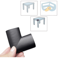 Protectie colturi Car Boy Safety 18x37x15x4mm Negru - 6