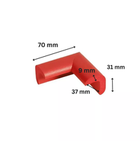 Protectie colturi Car Boy Safety 37x70x31x9mm Rosu - 1