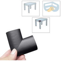 Protectie colturi Car Boy Safety 55x70x48x18mm Negru - 7