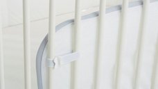Protectie laterala pentru patut alb