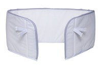 Protectie laterala pentru patut alb - 3