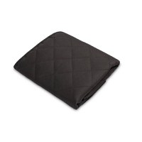 Protectie matlasata pentru bancheta si spatar auto Caretero Seat Mat Black 49x136 cm,cu decupaje pentru isofix, material impermeabil,margini cu tiv,protectie antimurdarire picioare - 1