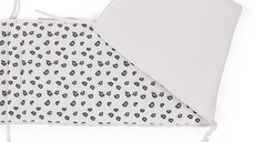 Protectie patut Jerse 35x170 cm leopard Childhome
