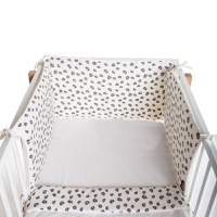 Protectie patut Jerse 35x170 cm leopard Childhome - 2
