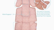 Protectie textila caruciorscaun auto Salmon Pink SeviBebe