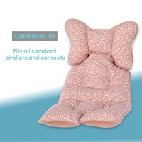 Protectie textila caruciorscaun auto Salmon Pink SeviBebe - 3