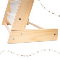 Raft organizator de carti pentru copii Ikonka, realizat din lemn, dimensiune 79 x 62.5 x 30 cm - 3