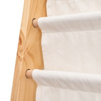 Raft organizator de carti pentru copii Ikonka, realizat din lemn, dimensiune 79 x 62.5 x 30 cm - 10