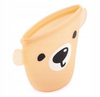 Recipient de stocare alimente din silicon cu inchidere zip 350 ml Kidnort Retter Mjolk Bej - 4