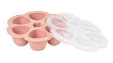 Recipient ermetic silicon multiportii 6x150 ml Beaba Old Pink