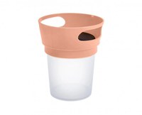 Recipient pentru gustari cu capac BabyJem Roz - 1