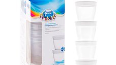 Recipient pentru stocare lapte  alimente 4 bucati 180mlbuc Canpol babies