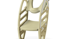 Reducer toaleta cu scara verde eco, design ergonomic si suporti antiderapanti