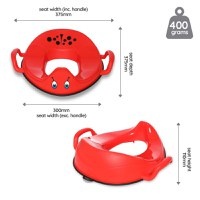 Reductor cu manere pentru toaleta My Trainer Seat Gargarita - 3