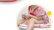 Reductor moale pentru toaleta BabyJem Princess Pink