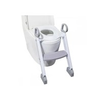 Reductor pentru toaleta cu scarita FreeON White Grey - 2