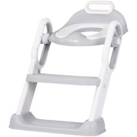 Reductor toaleta cu scara Chipolino Flippy grey - 1