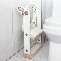 Reductor toaleta pentru copii Little Mom Potty Training White, pliabil, cu sezut moale din spuma PU, reglabil pe inaltime 5 nivele, manere ergonomice,pentru copii cu varsta pana la 7 ani, compatibilitate universala - 8