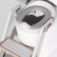 Reductor toaleta pentru copii Little Mom Potty Training White, pliabil, cu sezut moale din spuma PU, reglabil pe inaltime 5 nivele, manere ergonomice,pentru copii cu varsta pana la 7 ani, compatibilitate universala - 2