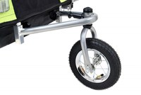 Remorca de bicicleta pentru transport copii, 2 locuri, sigura si confortabila, capacitate 40 kg - 4