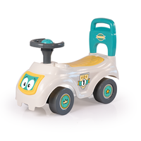 Ride-On copii fara pedale Dolu Pastel, volan cu claxon, spatar cu posibilitatea de impingere, spatiu de depozitare, claxon - 1