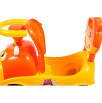Ride-On copii fara pedale MalPlay Hipcio Walker Orange cu spatar inalt, compartiment de depozitare pozitionat sub scaun, claxon, recomandata copiilor de la 2 ani - 1