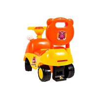 Ride-On copii fara pedale MalPlay Hipcio Walker Orange cu spatar inalt, compartiment de depozitare pozitionat sub scaun, claxon, recomandata copiilor de la 2 ani - 2