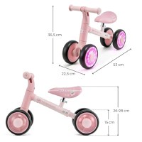 Ride On pentru copii Kinderkraft Cutie Flash Pink - 1