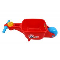 Roaba rosie pentru nisip sau zapada TechnoK cu claxon Rosie - 1