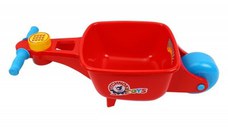 Roaba rosie pentru nisip sau zapada TechnoK cu claxon Rosie