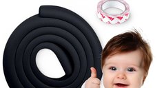 Rola protectie multifunctionala din spuma pentru margini si muchii Ricokids 2m Negru