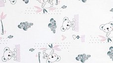 Sac de dormit 1 tog Somnorosul koala roz 70 cm