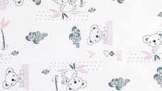 Sac de dormit 1 tog Somnorosul koala roz 70 cm
