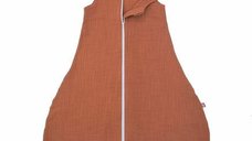 Sac de dormit copii 0.3 tog din muselina KidsDecor Summer Toffee 110 cm