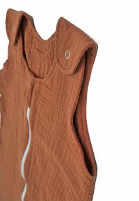 Sac de dormit copii 0.3 tog din muselina KidsDecor Summer Toffee 110 cm - 3