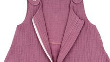 Sac de dormit copii 0.3 tog din muselina Lavender 60 cm