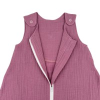 Sac de dormit copii 0.3 tog din muselina Lavender 60 cm - 1
