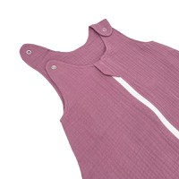 Sac de dormit copii 0.3 tog din muselina Lavender 60 cm - 3