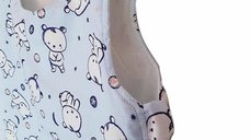 Sac de dormit copii 0.5 tog KidsDecor Baby Bear albastru din bumbac 70 cm