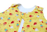 Sac de dormit copii 0.5 tog KidsDecor Dream of Ice Cream din bumbac 110 cm - 4