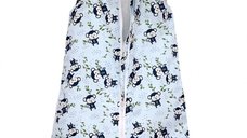 Sac de dormit copii 0.5 tog KidsDecor Happy Monkey din bumbac 110 cm
