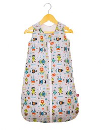 Sac de dormit copii 0.5 tog KidsDecor Robot Friends din bumbac 70 cm - 4