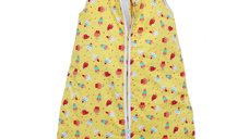 Sac de dormit copii 0.8 tog KidsDecor Dream of Ice Cream din bumbac 60 cm