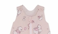 Sac de dormit copii 0.8 tog KidsDecor Ursuletul Martinica roz din bumbac 70 cm - 1