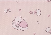 Sac de dormit copii 0.8 tog KidsDecor Ursuletul Martinica roz din bumbac 70 cm - 2