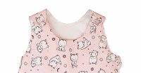 Sac de dormit copii 1.5 tog Baby Bear roz din bumbac 130 cm - 2