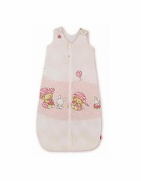 Sac de dormit copii 1.5 tog Hai la joaca roz din bumbac 85 cm - 3